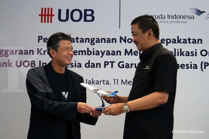 Bank UOB Gandeng Garuda Indonesia Perluas Ekosistem Kredit Digital