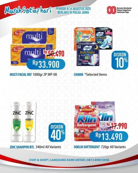 Promo JSM Hypermart Hyper Diskon Weekend Periode 8-11 Agustus 2025