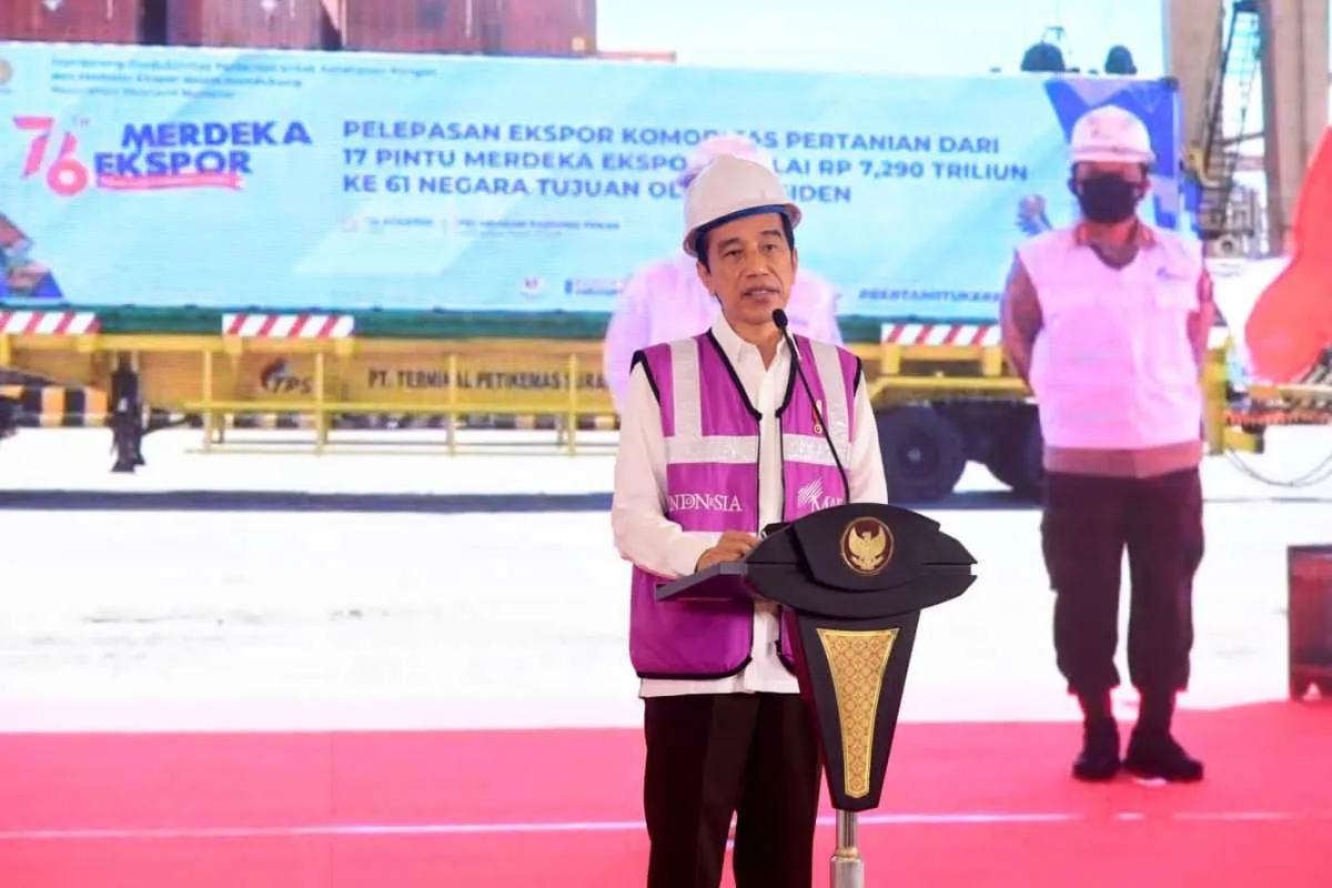 Ekspor komoditas pertanian meningkat, Jokowi minta hilirisasi dikembangkan