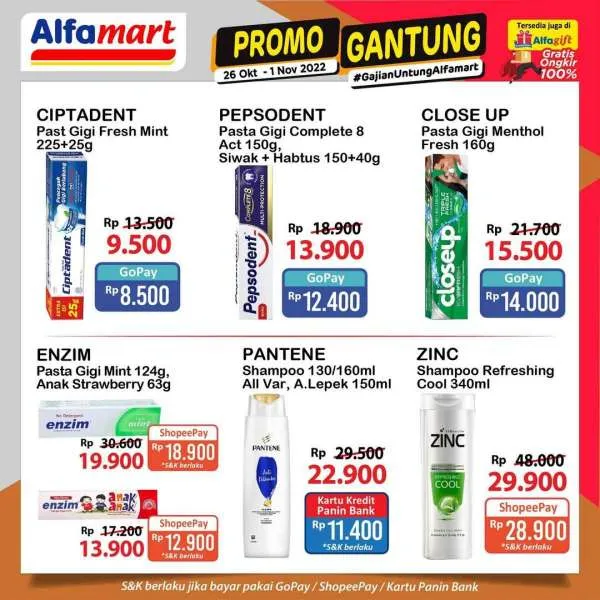 Promo Alfamart Gantung Periode 26 Oktober-1 November 2022