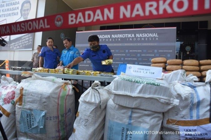 BNN gagalkan sindikat narkoba Aceh selundupkan ganja seberat 1,4 ton ke Jakarta