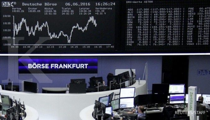 Bursa Eropa rebound dari level terendah 4 bulan