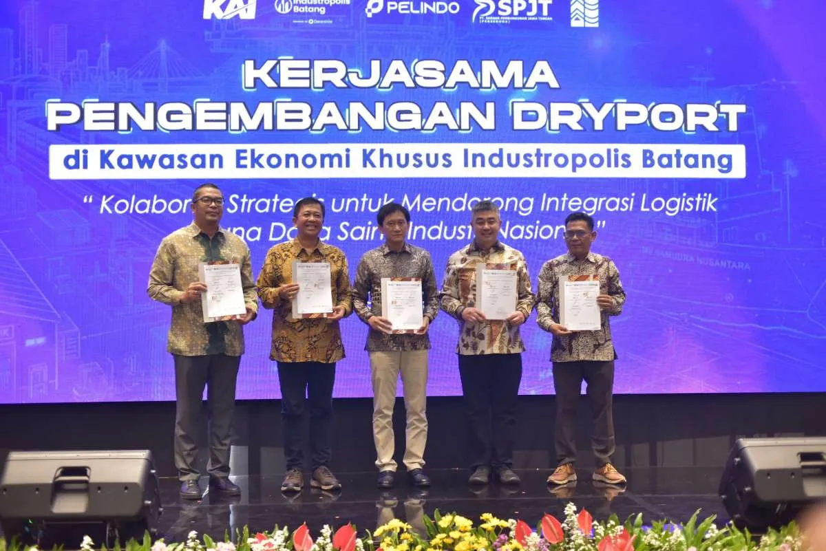 Dryport Berbasis Rel Terintegrasi Akan Dibangun di KEK Industropolis Batang