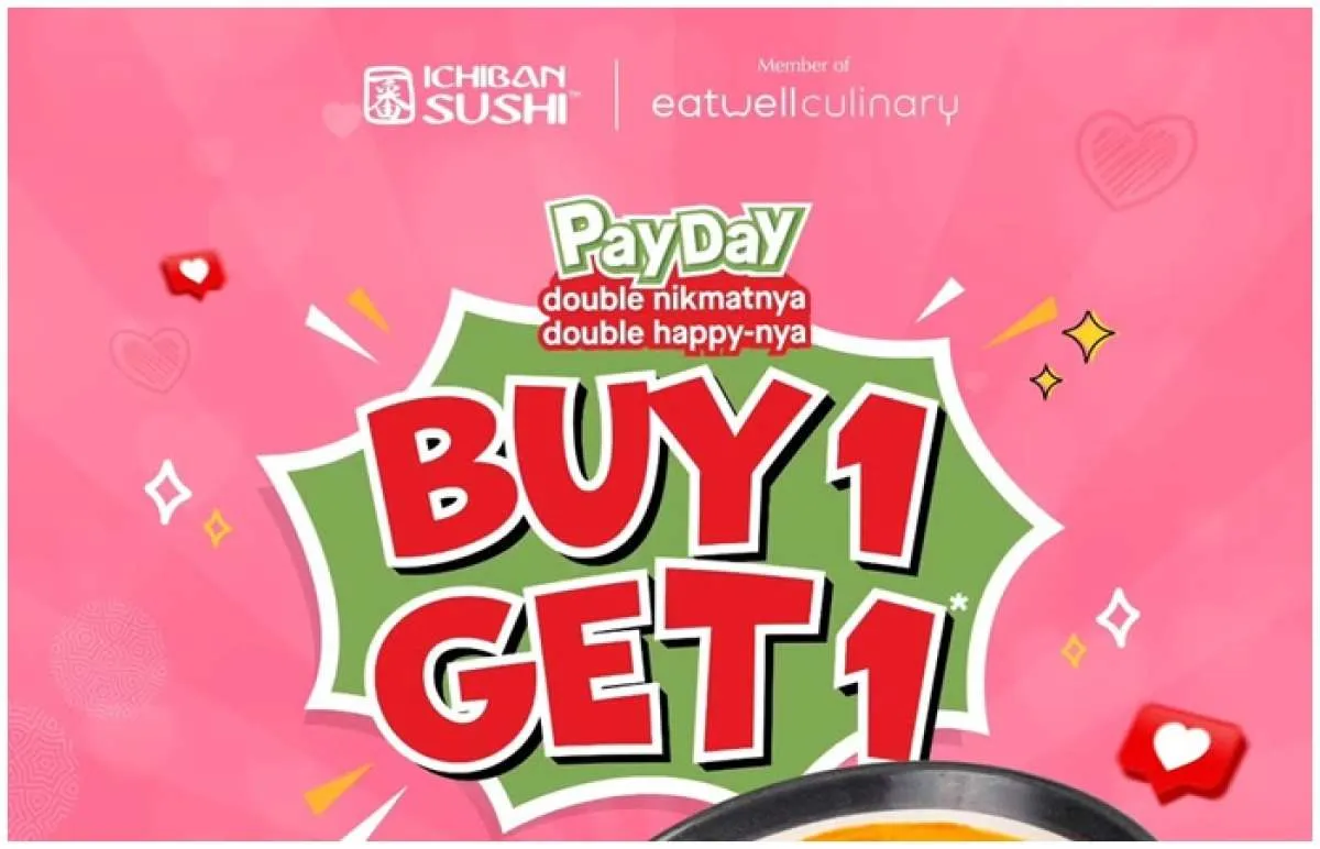 Promo Ichiban Sushi 20-21 Februari 2025, Beli 1 Ramen Favorit Gratis Sushi