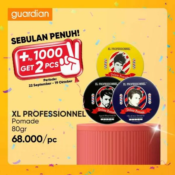 Promo Guardian +1000 Get 2 Pcs Periode 22 September-19 Oktober 2022