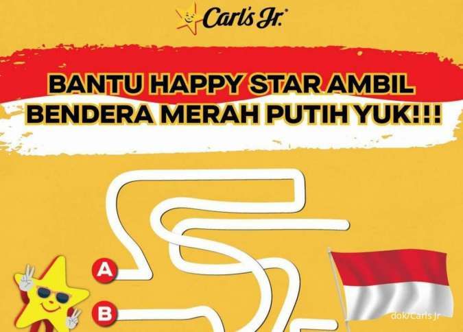 Promo Carls Jr Weekend, Beli Paket Ayam Nasi dan Minum Diskon 50%