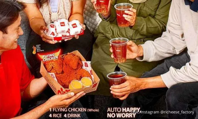 Kenyang Ramai Harga Tetap Damai dengan Promo Richeese Factory Mabar Ber-4 Komplit