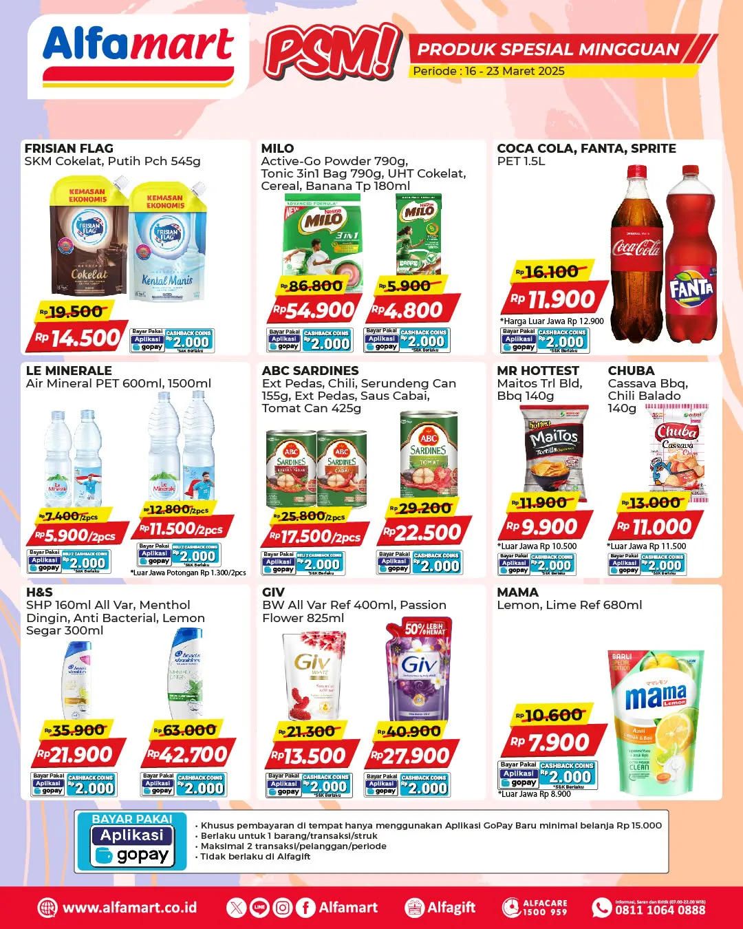 Promo PSM Alfamart Periode 16-23 Maret 2025