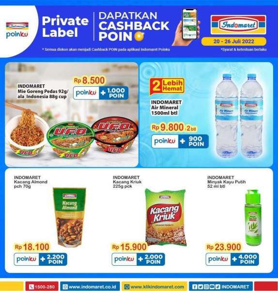 Promo Indomaret Super Hemat Mingguan Terbaru 20-26 Juli 2022
