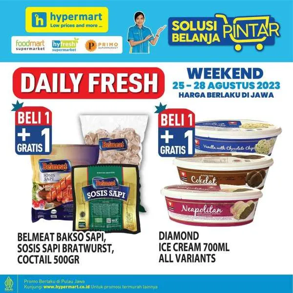 Promo Hypermart Hyper Diskon Weekend Periode 25-28 Agustus 2023
