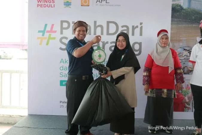 Bank Sampah Sekolah dan Aksi Bersih Sungai Jadi Langkah Wings Peduli Tekan Polusi