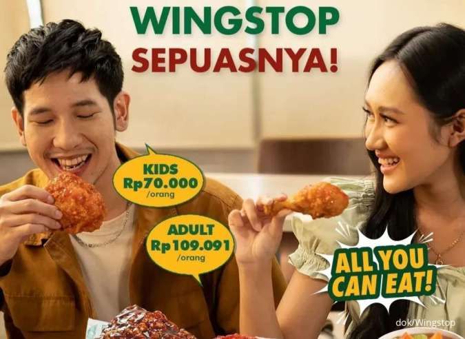 Promo Wingstop AYCE Makan Sepuasnya Mulai Rp 70.000 Periode 21-23 Agustus 2024