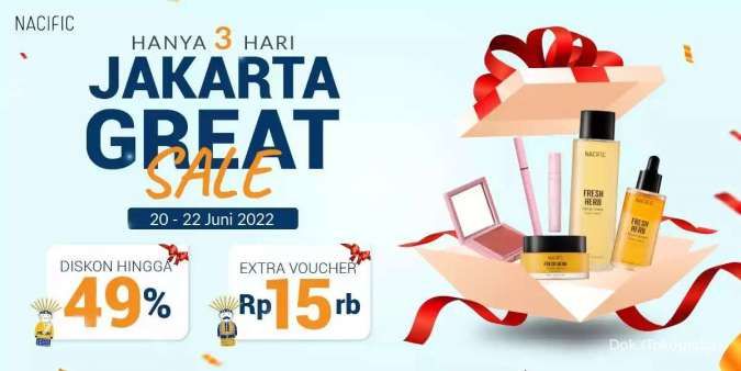 Promo Skincare dan Makeup Nacific Diskon s/d 49%, Berlaku hingga Hari Ini 22/6