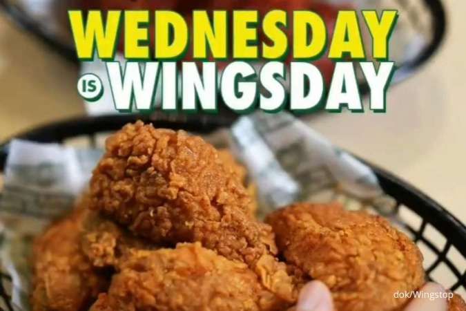 Promo Wingstop 30 November 2022, Paket Wednesday is Wingsday 10 Wings Rp 46.000