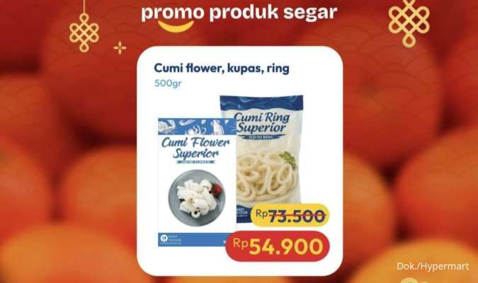 Promo Hypermart Weekday 3-5 Februari 2026, Cumi Siap Masak Diskon Rp 18.600