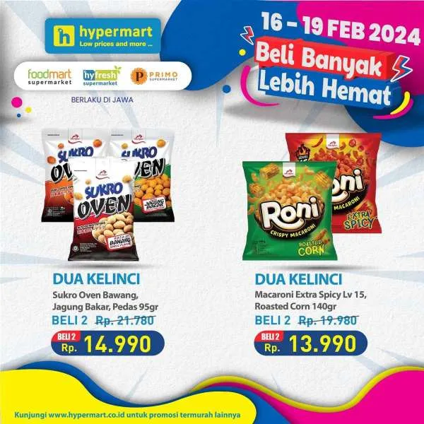 Promo Hypermart Beli Banyak Lebih Hemat Periode 16-19 Februari 2024