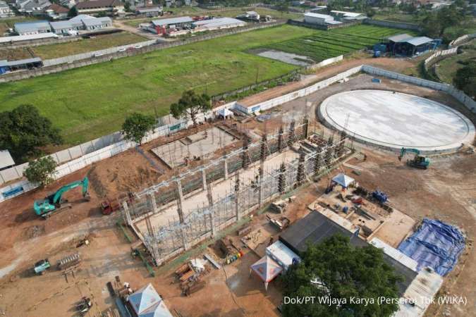Proyek Reservoir DC Semanan Garapan Wijaya Karya(WIKA) Capai Progres 18,351% per Juli