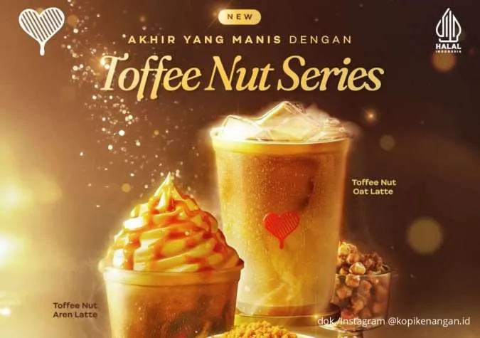 Akhir Tahun Makin Manis, Kopi Kenangan Luncurkan Toffee Nut Series Mulai Rp 19.000