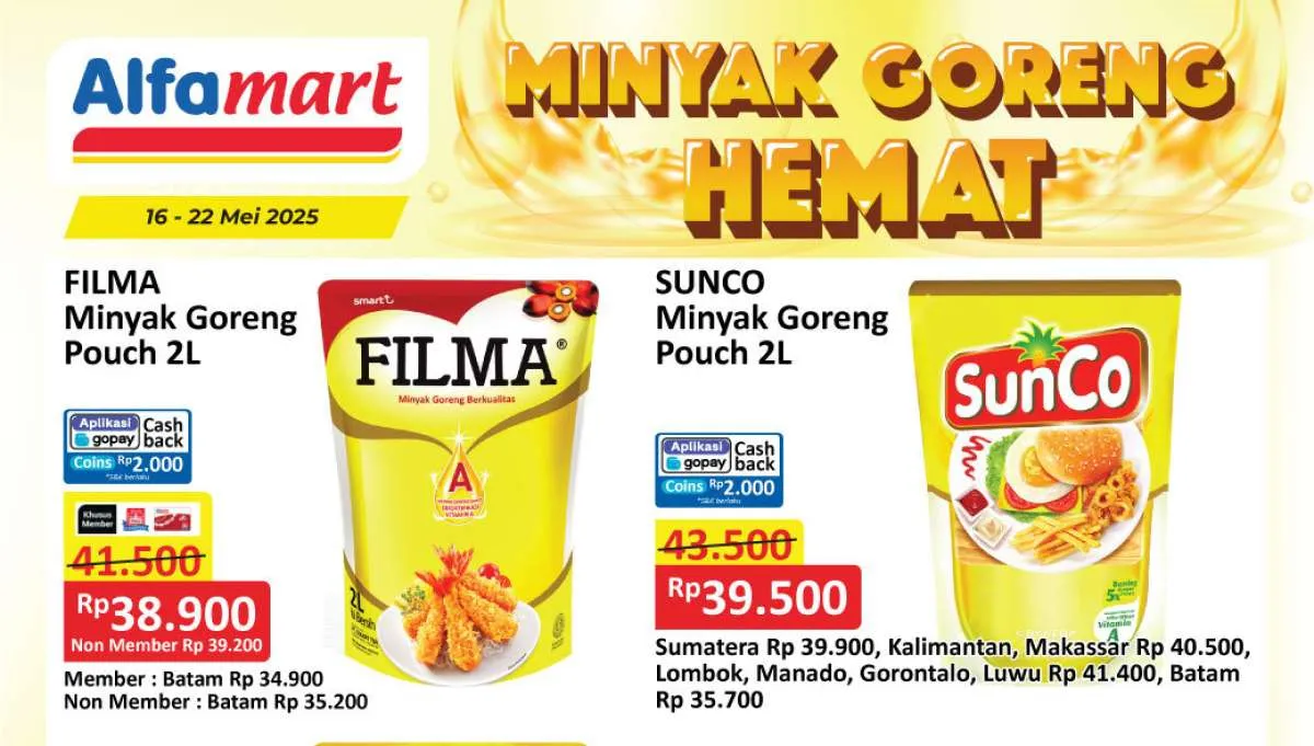 Promo Minyak Goreng Weekday Terbaru Mei 2025, Harga Hemat di Alfamart & Indomaret