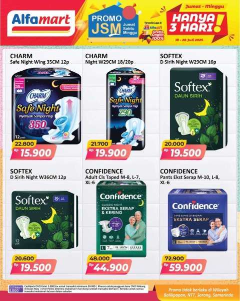 Promo JSM Alfamart 18-20 Juli 2025