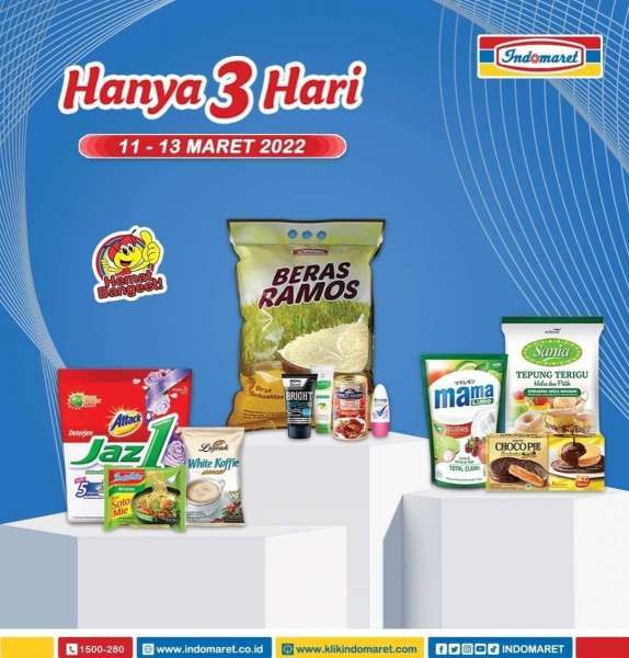 Katalog Promo Indomaret Hanya 3 Hari Periode 11-13 Maret 2022