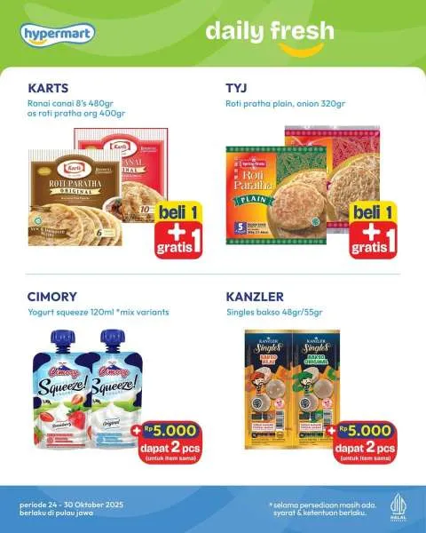Promo JSM Hypermart Weekend Periode 24-27 Oktober 2025