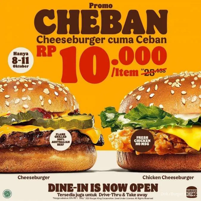 Promo Burger King Cheban