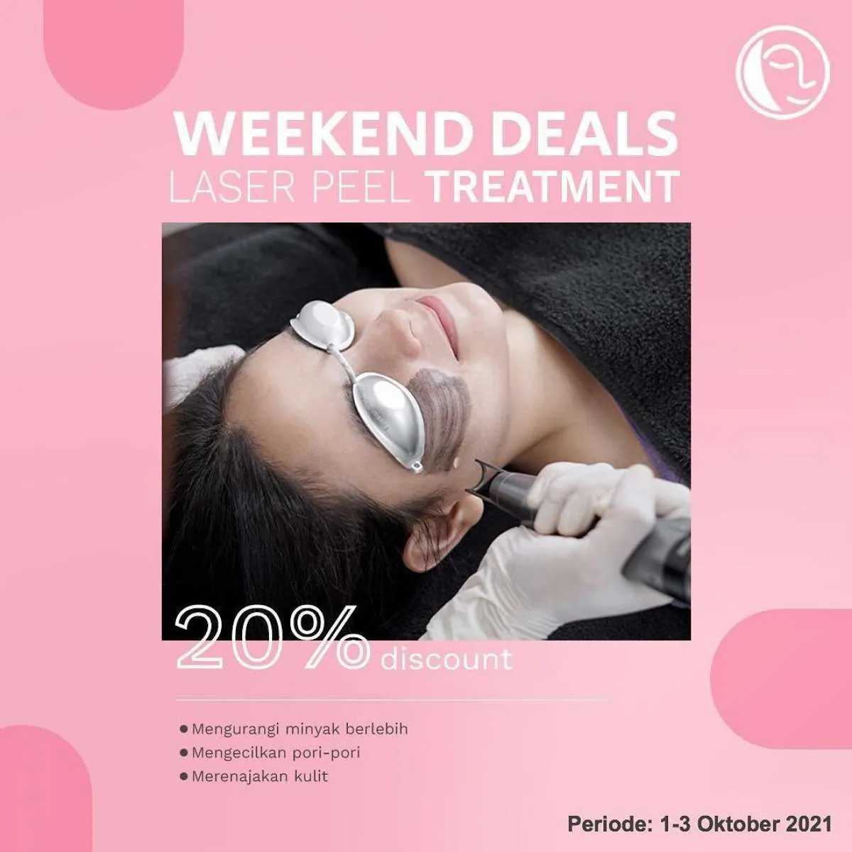 Promo Diskon 20% Laser Peel Treatment di Klinik Natasha untuk Remajakan Kulit