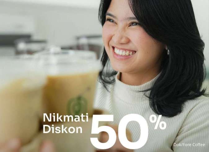 Promo Fore Coffee Hari Ini 7 November 2025, Diskon 50% dengan Senyuman