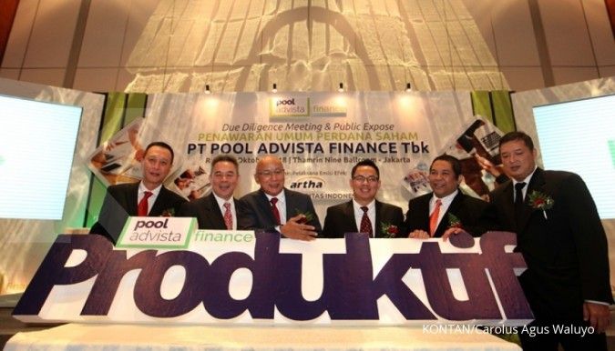 Pool Advista Finance tetapkan harga IPO sebesar Rp 135 per saham