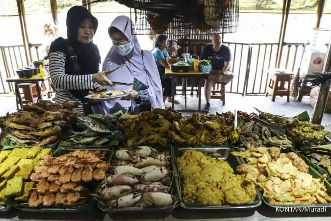 Aneka pilihan menu Warung Nasi Urang Sunda di Serpong