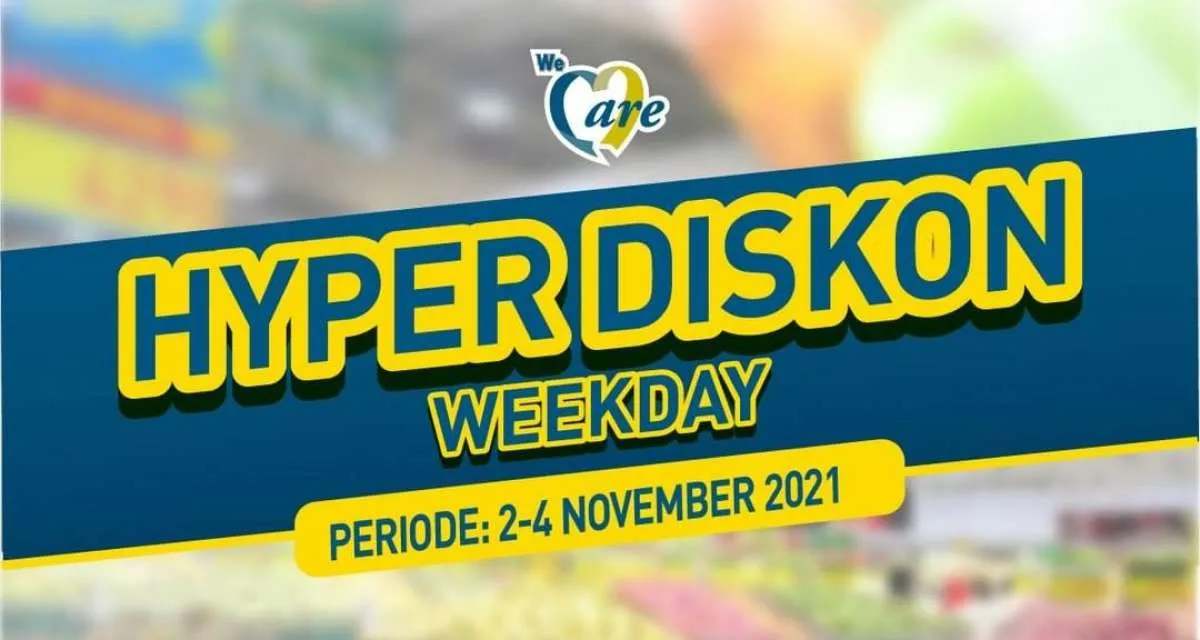 Promo Hypermart 4 November, hari terakhir nikmati hyper diskon weekday awal bulan