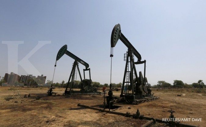 Stok AS menekan minyak ke US$ 41,03 sebarel