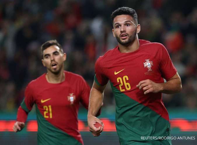 Hasil Pertandingan Portugal vs Swiss Portugal Pesta Gol 6 -1 Tanpa Cristiano Ronaldo