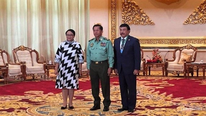 Menlu bertemu Jenderal Myanmar: Hentikan kekerasan