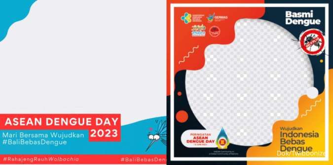 15 Twibbon Hari Demam Berdarah Dengue ASEAN 2023 yang Diperingati 15 Juni