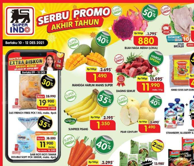 Promo Superindo Periode 10-12 Desember 2021, Ada Banyak Diskon di Akhir Pekan