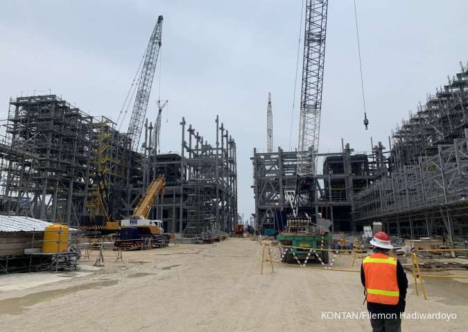Progres Proyek Konstruksi Smelter Manyar Freeport Capai 75%