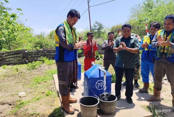 PTPP Bangun Sumur Bor dan Reservoir Air Bersih di Kupang