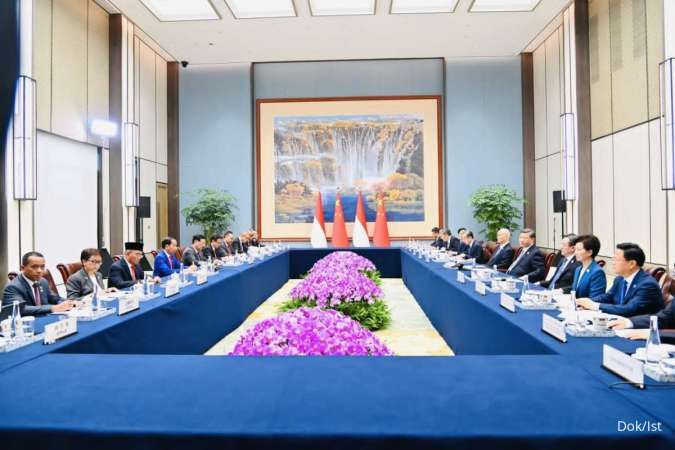 Presiden Jokowi Lakukan Pertemuan Bilateral dengan Presiden China Xi Jinping