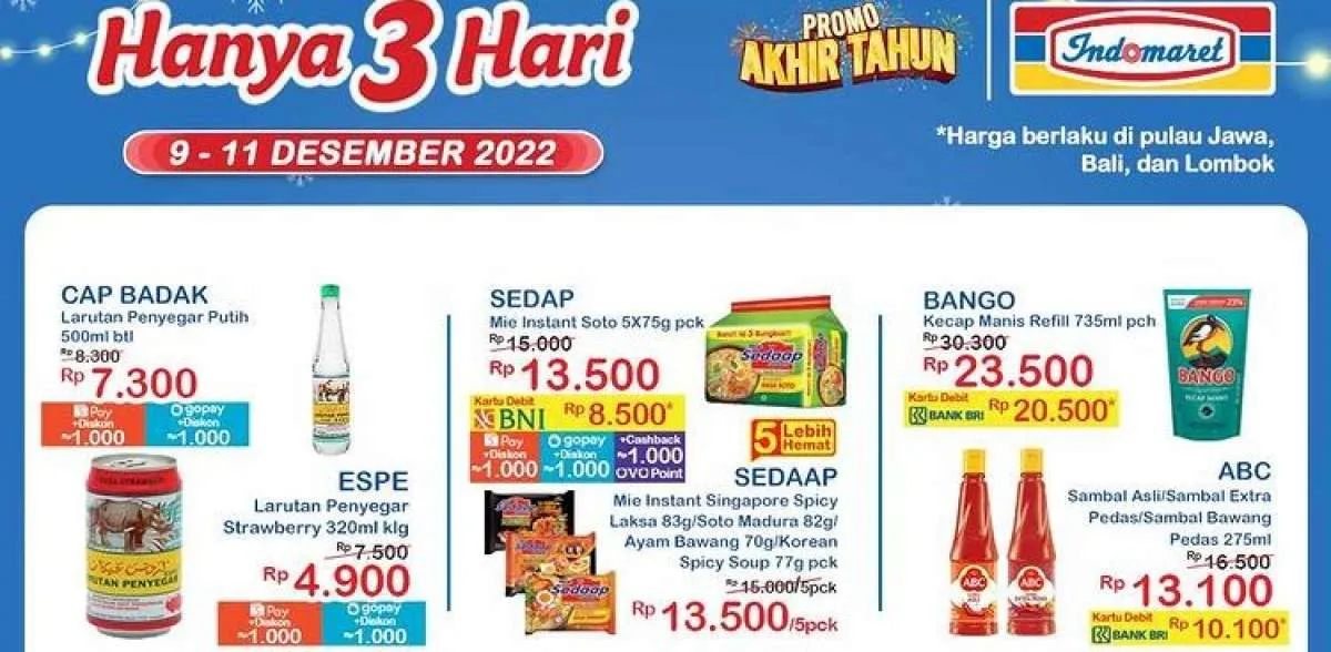 Harga Promo JSM Indomaret Hari Ini 10 Desember 2022, Banyak Penawaran Menarik!