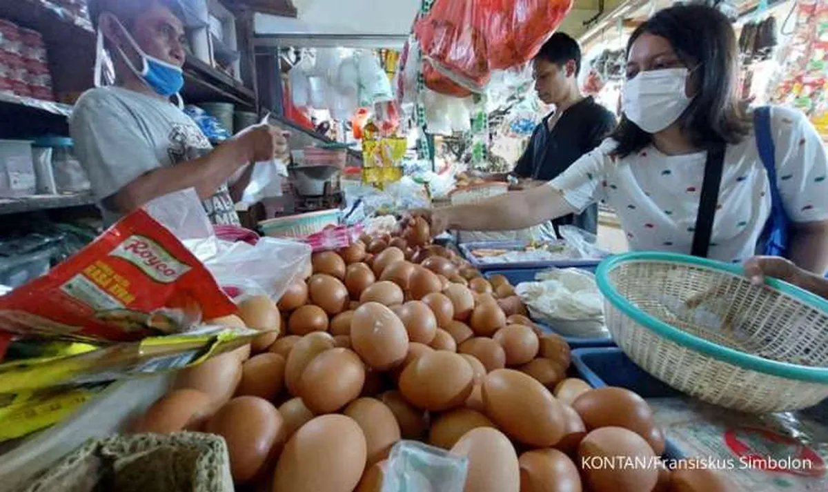 Harga Telur Naik, di Pasar Tembus Rp 32.000 Per Kg