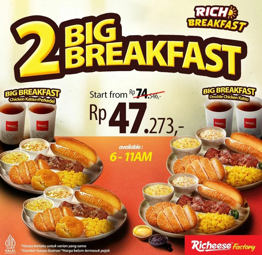 Richeese 2 Big Breakfast