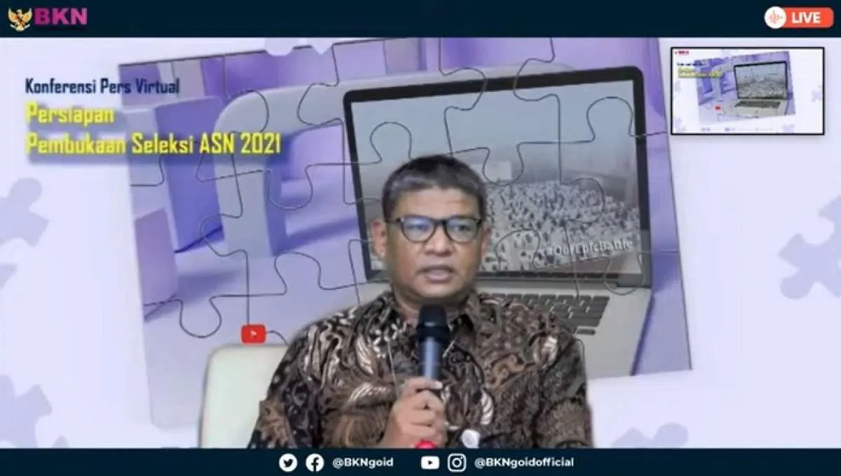BKN: Sebanyak 5 juta peserta diperkirakan daftar seleksi ASN tahun 2021