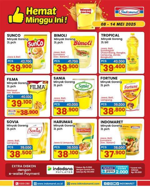 Promo Minyak Goreng di Indomaret 8-14 Mei 2025 Hemat Minggu Ini