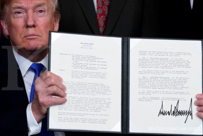 Trump tandatangani memorandum tarif anti-China