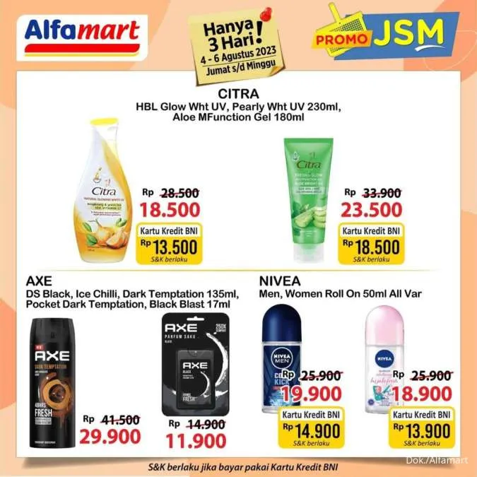 Promo JSM Alfamart Periode 4-6 Agustus 2023