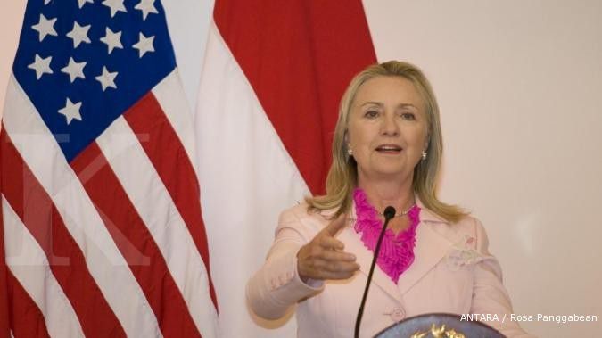 SBY menyambut hangat kedatangan Hillary Clinton