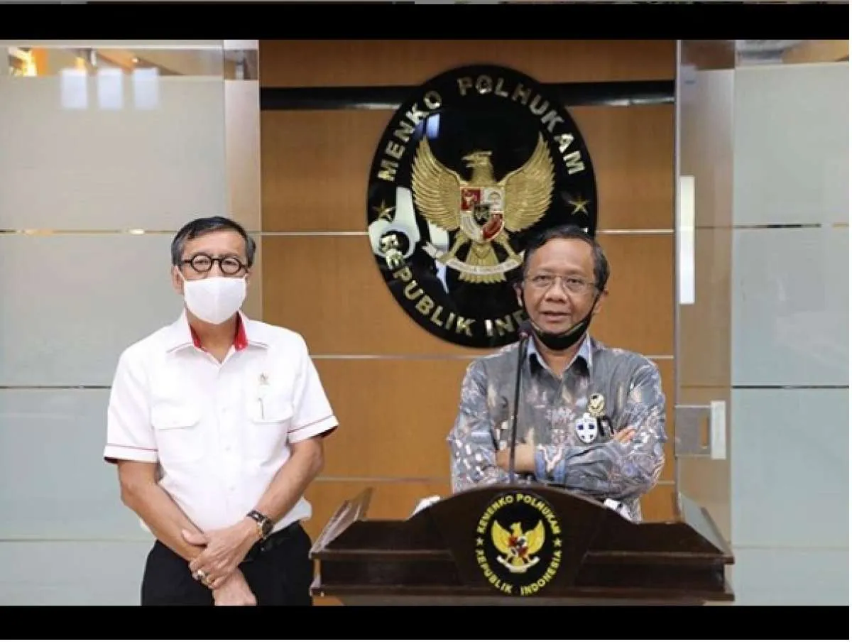 Menkopolhukam Mahfud MD tegaskan pemerintah minta DPR menunda penbahasan RUU HIP