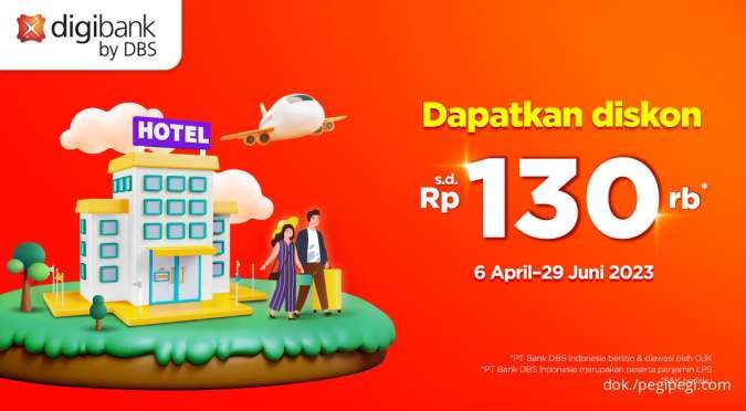 Promo Kartu Kredit Digibank, Diskon Hotel & Tiket Pesawat PegiPegi Rp 130.000